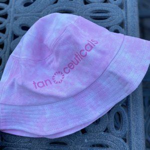 NEW Pink and White Tie Dye Sail Hat Tanceuticals